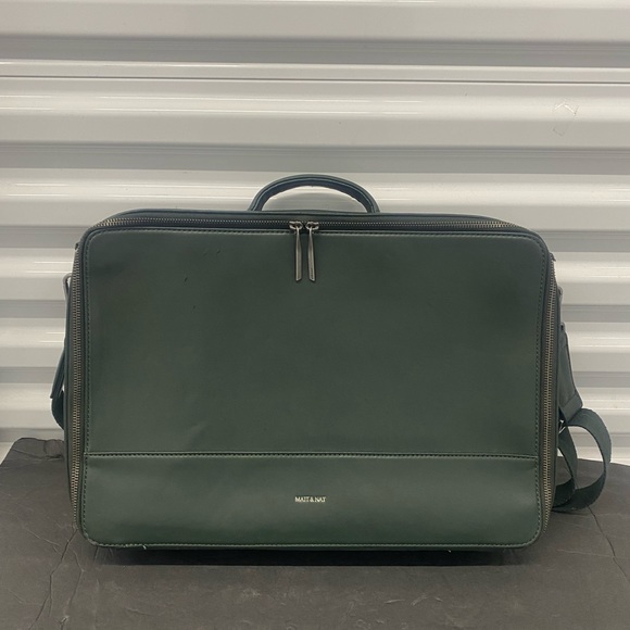 nnatt & nat Bags Matt Nat Green Business Briefcase Mens Poshmark